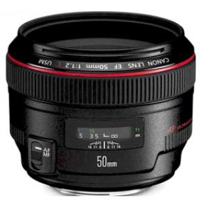 佳能（Canon）专业全画幅单反相机标准定焦镜头 EF 50...