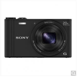 索尼（SONY） DSC-WX350 数码相机 黑色（1820万有效像素 20倍光学变焦 25mm广角 Wi-Fi遥控拍摄）