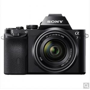 索尼（SONY）ILCE-7K 全画幅微单相机标准套机（约2...