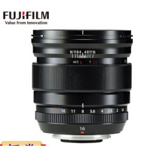 富士（FUJIFILM）XF16mm F1.4 R WR 超广角定焦镜头 超大光圈效果 适合风景、肖像、街景和微距摄影
