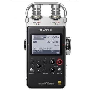 索尼（SONY）PCM-D100 数码录音棒/录音笔 专业DSD录音格式 支持无损音乐播放 黑色