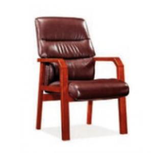 昊丰KY-6113-1会议椅（环保皮）咖啡色