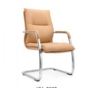 昊丰KY-6065弓形会议椅（环保皮）土黄色