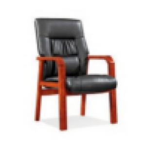 昊丰KY-6115会议椅（牛皮）黑色