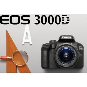 佳能（Canon）EOS 3000D 数码单反照相机 新款 现货 18-55mm IS II 套机 礼包