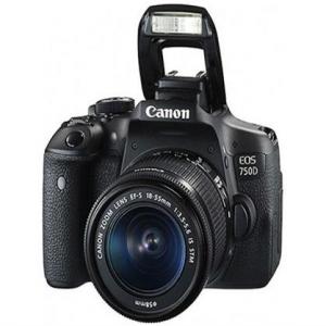 佳能（Canon）EOS 750D 单反套机 (EF-S 18-55mm f/3.5-5.6 IS STM镜头)