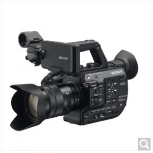索尼摄像机FS5M2（18-105）套机（含、电池、三脚架、话筒、LED灯、摄像包等配件）