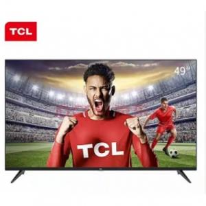 TCL 50英寸液晶超薄电视机50D6 4K超高清HDR全面屏人工智能wifi网络无线投屏LED电视 50英寸