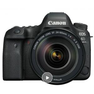 佳能（Canon）EOS 6D Mark II单反套机 全画幅（EF 24-105mm f/4L IS II USM 单反镜头、含170M SD128G存储卡）
