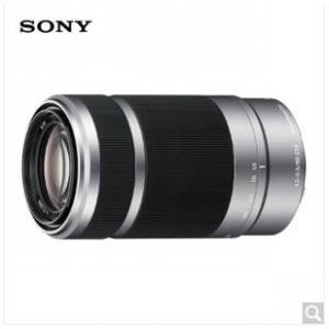 索尼（SONY）E 55-210mm f/4.5-6.3 OSS APS-C画幅远摄大变焦微单相机镜头 银色E卡口（SEL55210）（含UV镜）