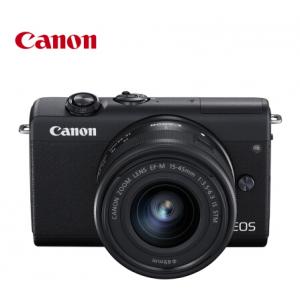 佳能EOS M200微单数码相机 （含15-45 微单镜头、64GB存储卡、相机包、备用电池、超薄多层镀膜UV镜片）