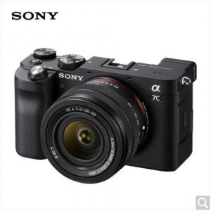 索尼微单相机A7C（28-60）（含卡色UV镜、闪迪SD128G存储卡、专用相机包）